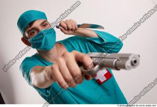 FALCO DOCTOR WITH GUN AND KNIFE